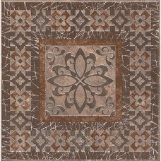 Керамический гранит KERAMA MARAZZI Бромли 196х196 вставка коричневый STG\A259\SG1502