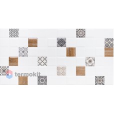 Керамическая плитка LB-Ceramics Астрид 1041-0238 Декор 1 белый 20х40