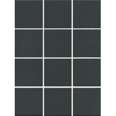 Керамический гранит KERAMA MARAZZI Агуста 400х300 полотно из 12 частей по 98х98 черный натур 1333