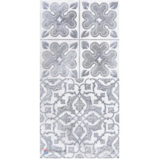 Керамическая плитка LB-Ceramics Кампанилья 1641-0094 Декор 2 серый 20х40
