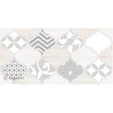 Керамическая плитка Lb-Ceramics Мореска 1641-8626 декор 2 бежевый 20х40